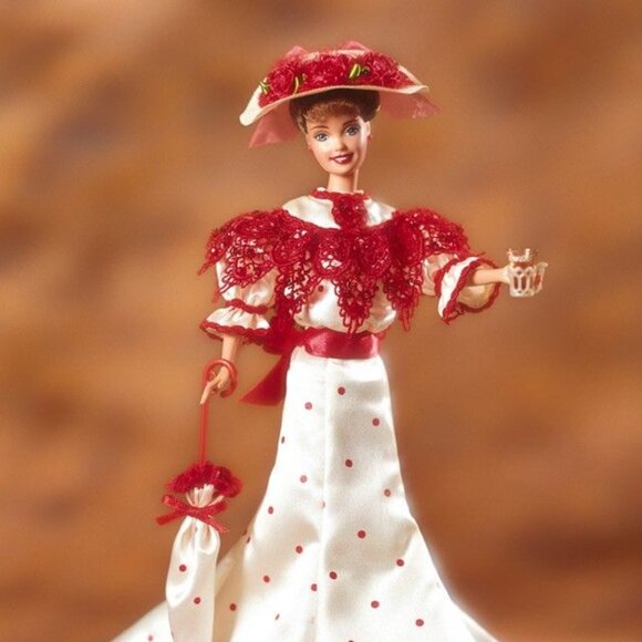1996 SODA FOUNTAIN SWEETHEART BARBIE IN ORIGINAL BOX COLLECTOR DOLL - Picture 1 of 5